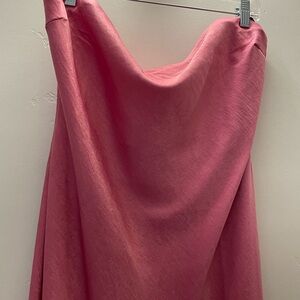 Valentine Pink ~Forever 21 Strapless Dress in Vibrant Pink